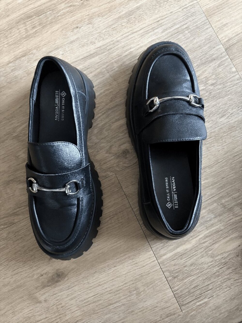 Call It Spring Clueless Chunky Loafers Lug Sole